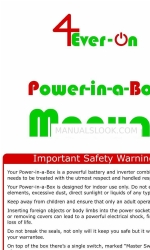 4ever-on Power in a Box Manual