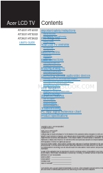 Acer AT2621, AT2622 User Manual