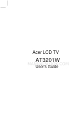 Acer AT3201W Manual do utilizador