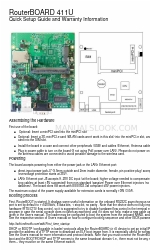 4gon RouterBOARD 411U Podręcznik szybkiej konfiguracji