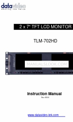 Data Video TLM-702HD Instruction Manual