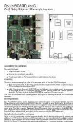 4gon RouterBOARD 450G Руководство по быстрой настройке и информация о гарантии