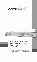 Data Video ITC-100 Instrukcja obsługi