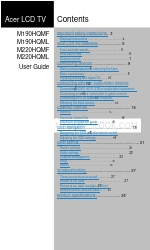 Acer M220HQMF User Manual