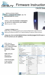 Cavalry CAU3I Instruções de Firmware