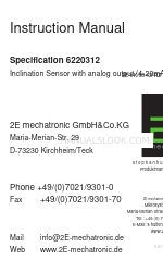 2E mechatronic 6220312 Instrukcja obsługi