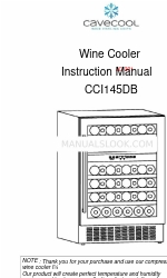 Cavecool CCI145DB Kullanım Kılavuzu