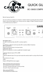 Caveman BC1 Manuale rapido