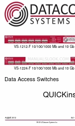 Datacom Systems VS-1224-F Panduan Pemasangan Cepat