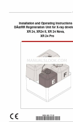 Durr Dental XR 24 Pro Installation And Operating Instructions Manual