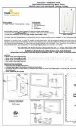 DataComm Electronics Easy Mount Series Hoja de instrucciones/instalación