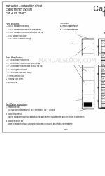 DataComm Cable Trench System CT-75-2P Foglio di istruzioni/installazione