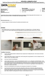 DataComm Electronics 45-0041-WH Instructie-/installatieblad