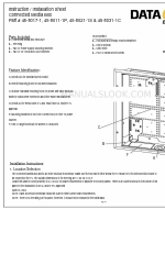 DataComm Electronics 45-8017-1 Foglio di istruzioni/installazione