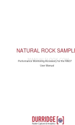 DURRIDGE NATURAL ROCK SAMPLE Manuel de l'utilisateur