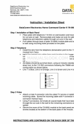 DataComm Electronics 70-0050 Anleitung/Installationsblatt