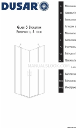 Dusar GLASS 5 EVOLUTION Assembly Instructions Manual