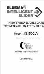 Elsema INTELLIGENT SLIDER iS1500LV 사용자 설명서