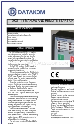 Datakom DKG-114 Manual