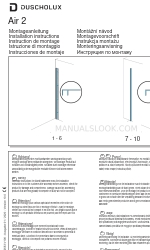 Duscholux Air 2 Руководство по установке