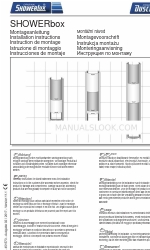 Duscholux SHOWERbox Installatie-instructies