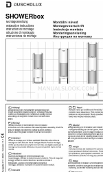 Duscholux SHOWERbox 950.818020 Инструкции по установке