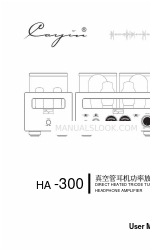 Cayin HA-300 Руководство пользователя
