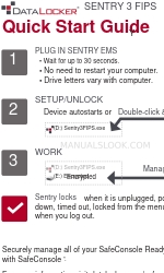 DataLocker SENTRY 3 FIPS Snelstarthandleiding