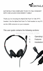 DataLocker AlphaTalk Push-To-Talk Kullanıcı Kılavuzu