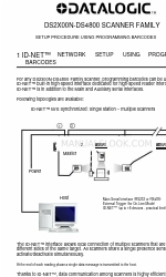 Datalogic DS2x00N-DS4800 Series 프로그래밍 바코드를 사용한 설정 절차