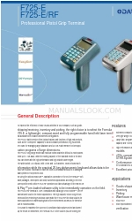 Datalogic F725-E SERIES Şartname Sayfası