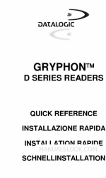 Datalogic GRYPHON D Series Riferimento rapido