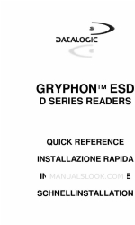 Datalogic GRYPHON D Series Riferimento rapido