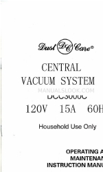 Dust Care DCC3000C Operating And Maintenance Instruction