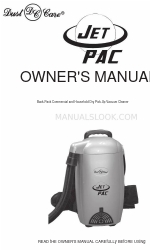 Dust Care Jet Pac Manual do Proprietário