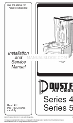 Dust Free 400 Series Manual de instalación y mantenimiento