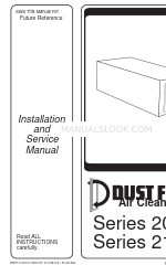 Dust Free Series 2050 Manual de instalación y mantenimiento