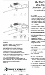 Dust Free BIO-FIGHTER Ultra-Flex 1S Manual de instalación y funcionamiento