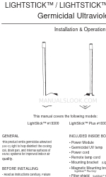 Dust Free LIGHTSTICK PLUS 19301 Installation & Operation Manual