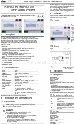 elsner elektronik 70143 Especificações técnicas e instruções de instalação