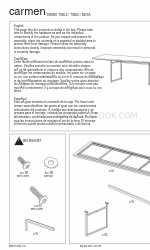 CB2 Carmen Instructions de montage