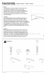 CB2 HACIENDA Instruções de montagem