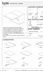 CB2 HYDE Instruções de montagem