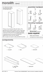 CB2 MONOLITH Manuale di istruzioni per il montaggio