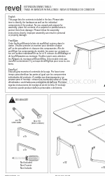 CB2 REVEL Manuale di istruzioni per il montaggio