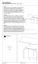 CB2 Scarpa Istruzioni per il montaggio