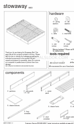 CB2 STOWAWAY BED Manual de instrucciones de montaje