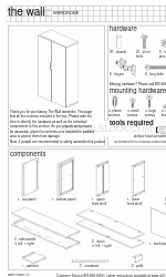 CB2 THE WALL Istruzioni per il montaggio