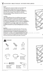 CB2 V BOOKCASE Istruzioni per il montaggio