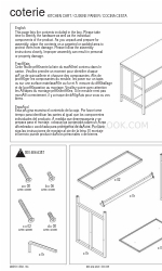 CB2 COTERIE Instructions de montage